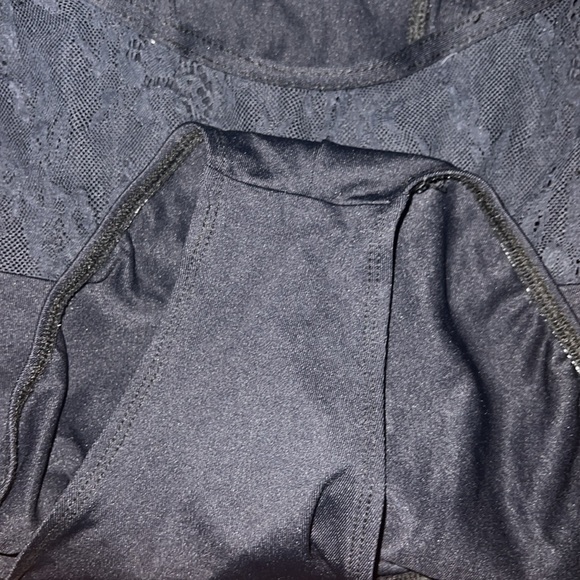 Ainslie Wear Black w/lace Ballet Leotard-sz Petite - Picture 9 of 10